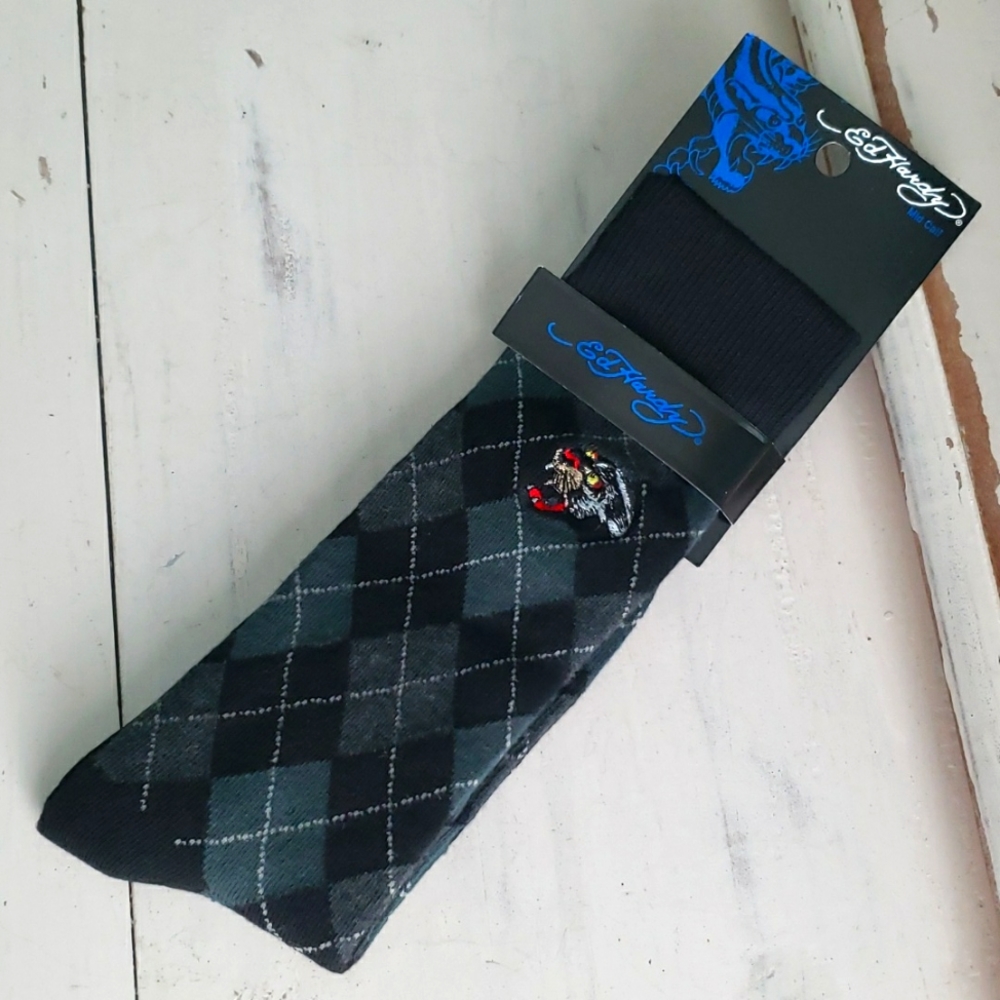 Ed Hardy mid-calf socks men - Picture 3 of 4